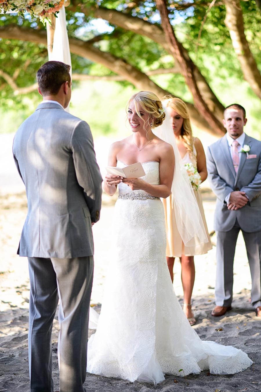 Elegant Beachfront Costa Rican Wedding