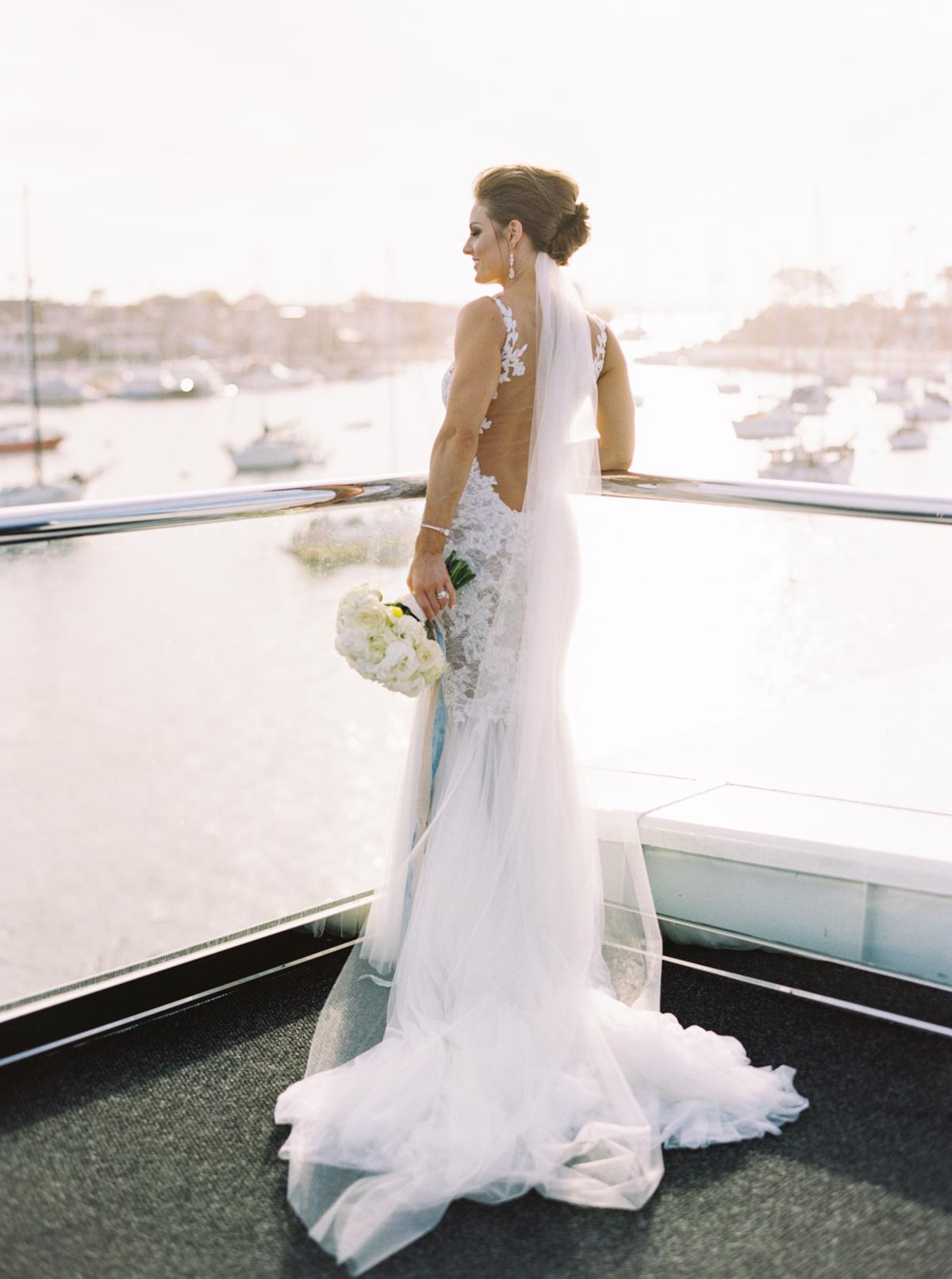 yacht wedding attire
