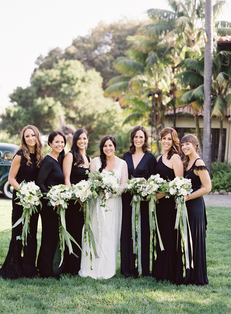 black bridesmaid dresses inspo 15 Times Bridesmaids Wore — and Rocked — Chic Black Dresses