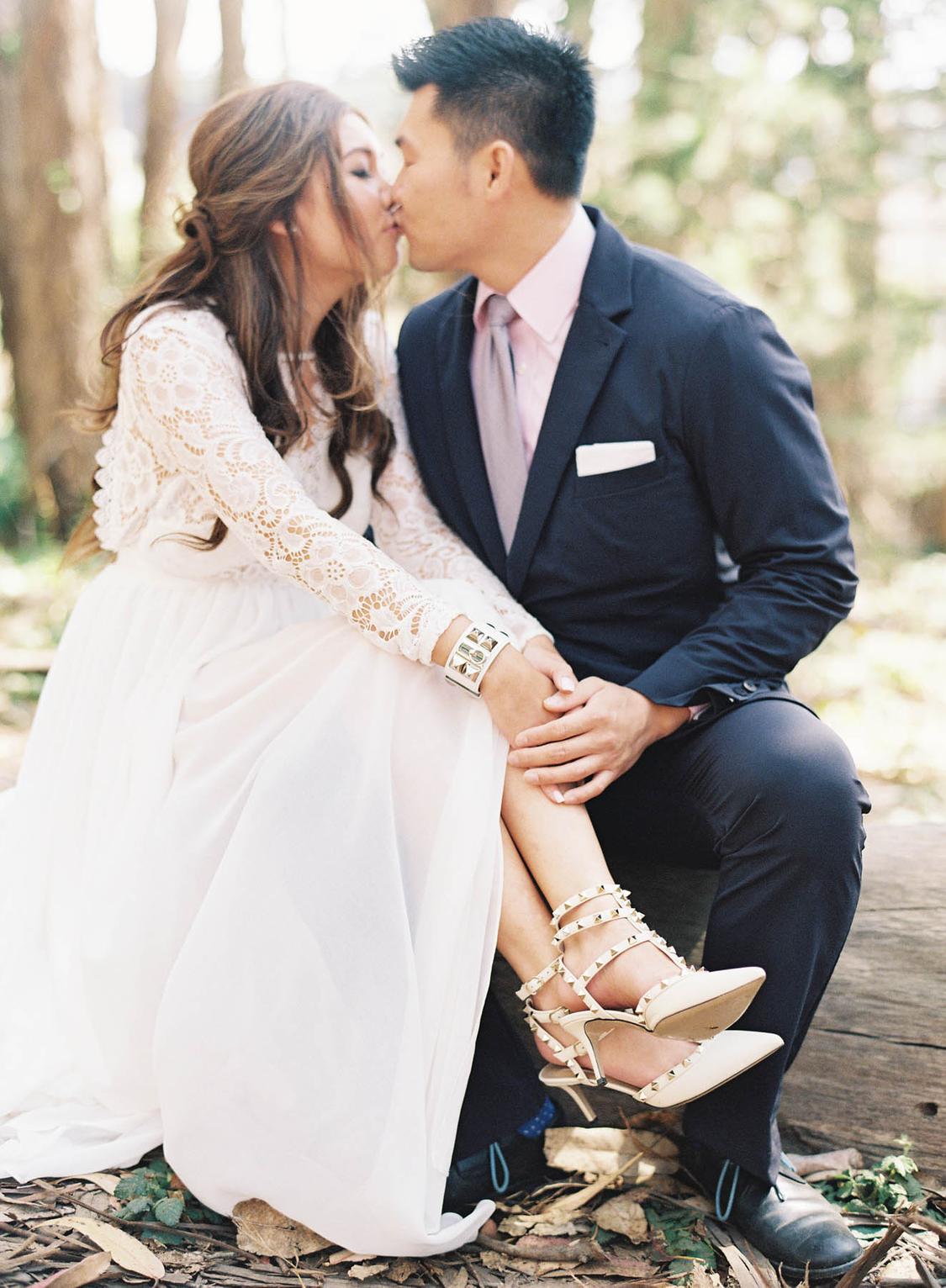 sachin and babi light blue dress An Intimate Sunset Engagement Session