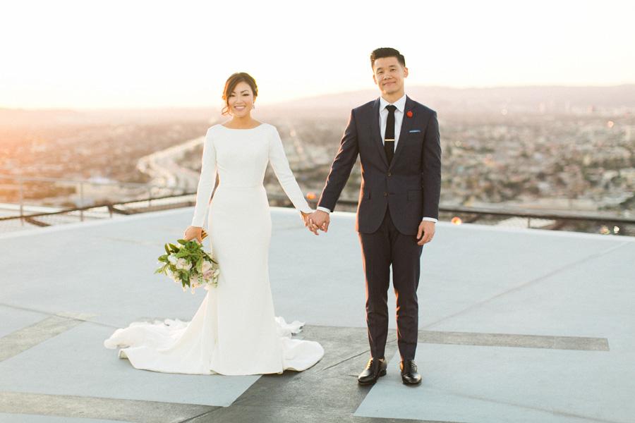 Downtown L.A. Wedding with Rooftop Views