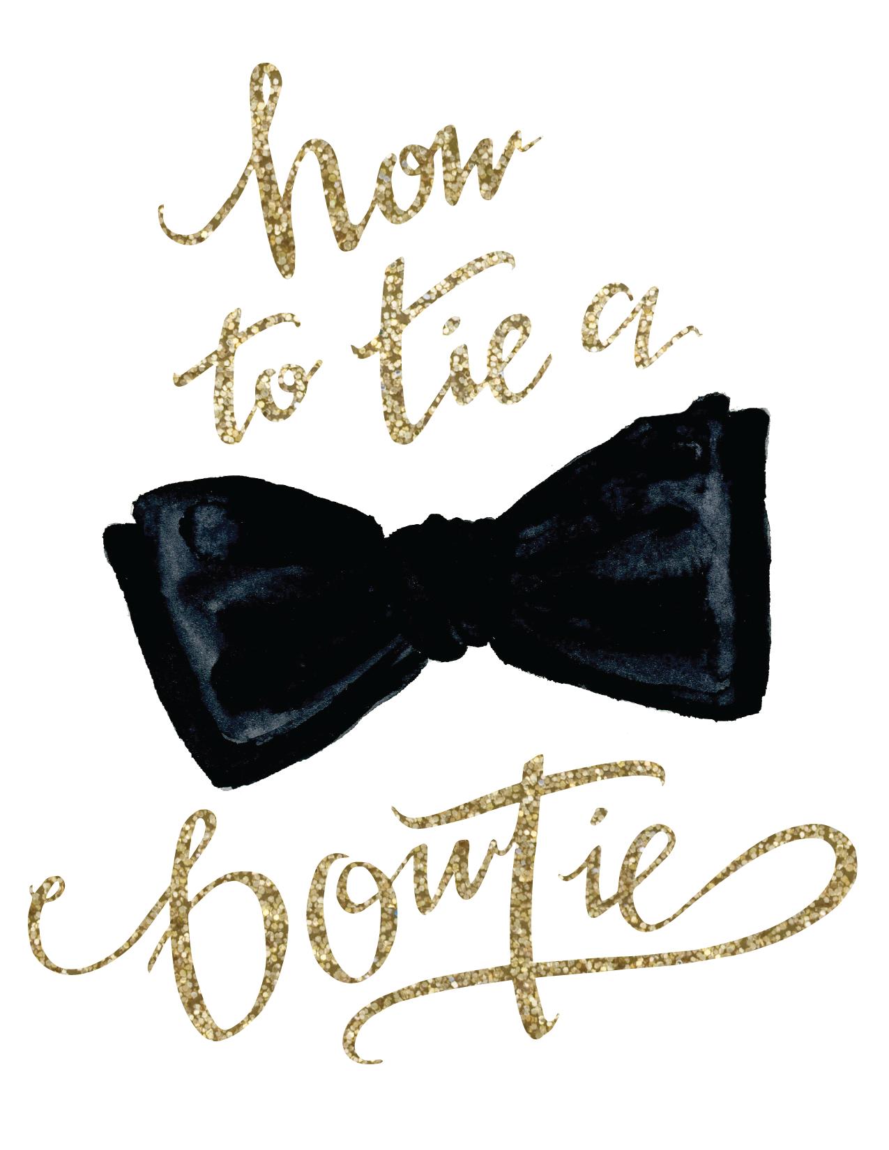 How to Tie a Bow Tie (or 'Tie Him Up') from Annie Dean