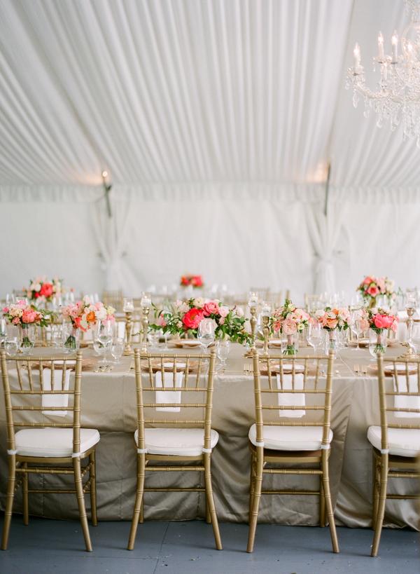 Wedding Reception Table and Chairs