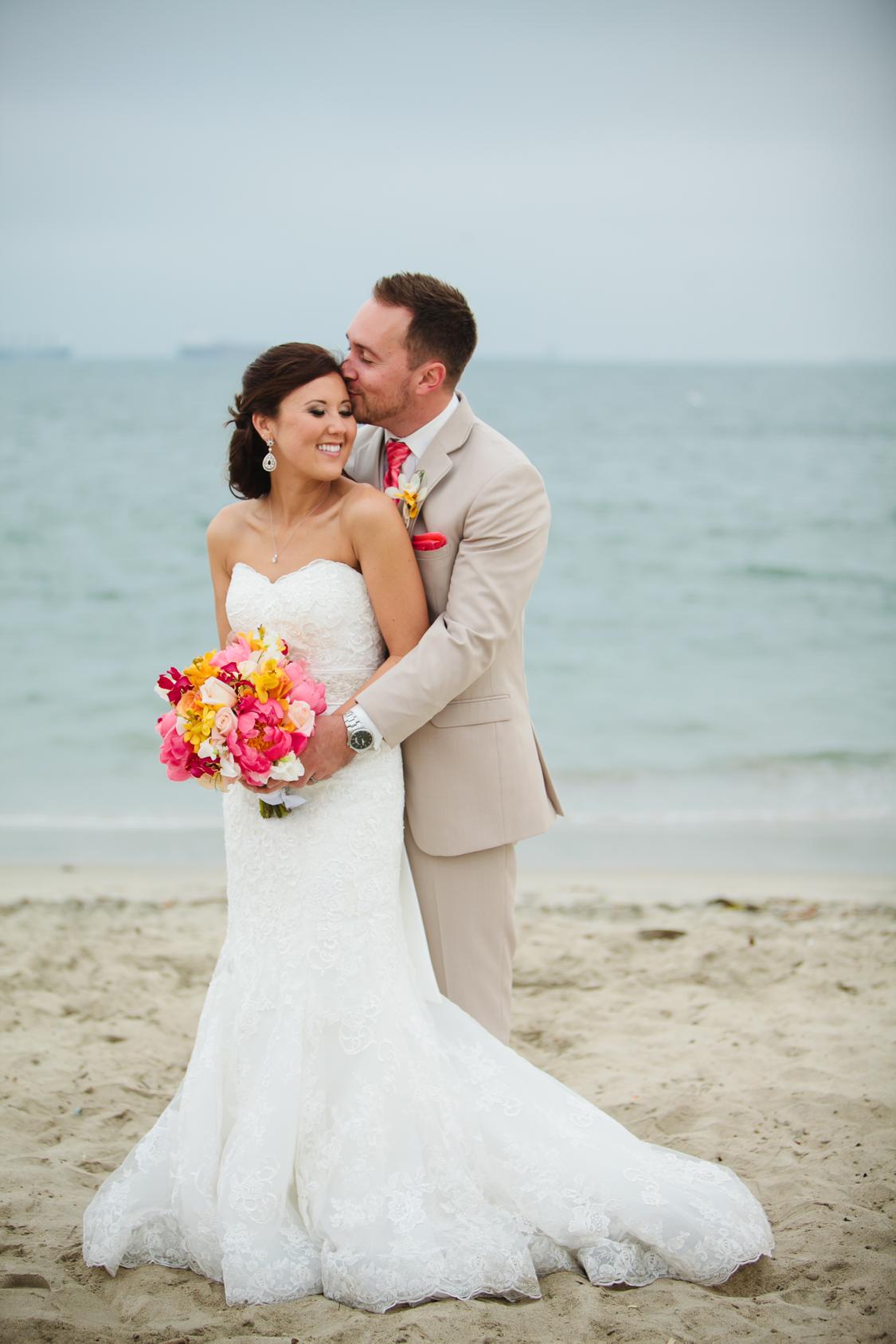 diy beach wedding dress Boho Beach Wedding Dress, White Dotted Tulle, Custom Made