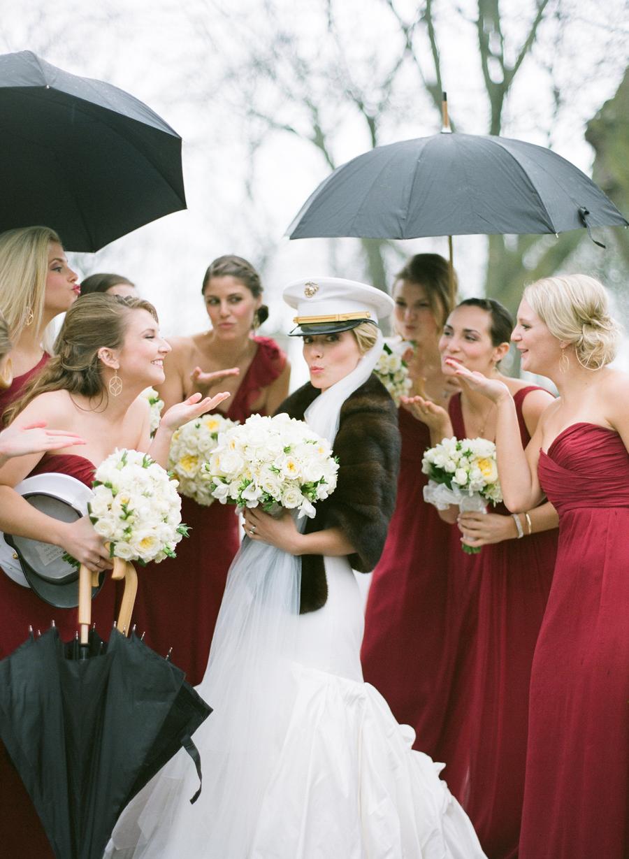 military wedding bridesmaid dresses Military Wedding Buffalo Botanical Gardens