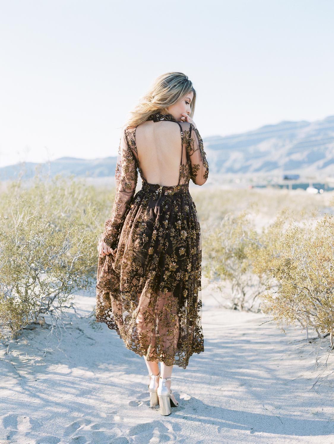 A Fashion Inspired Engagement in the Desert