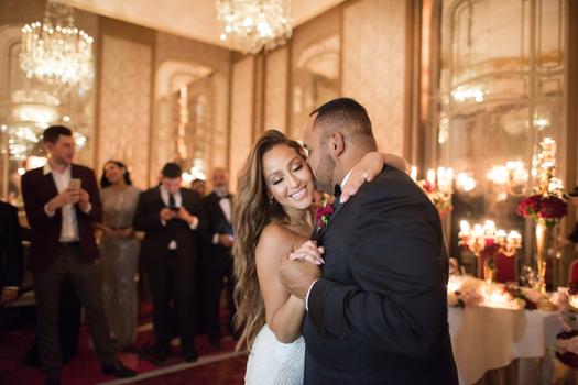 adrienne bailon wedding dress designer 14 Celebs Who Rewore Their Wedding Dresses