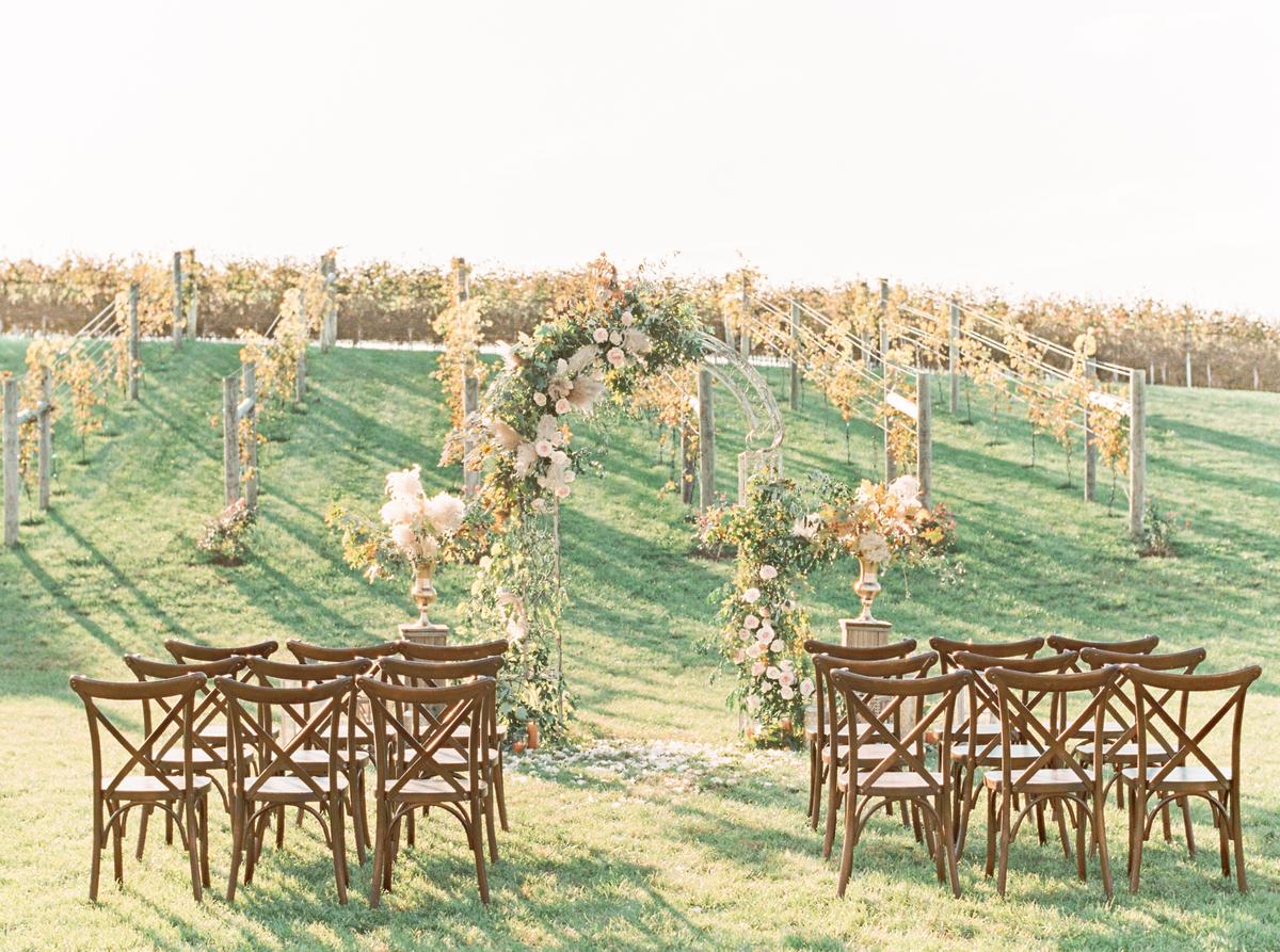 Autumn Harvest Winery Wedding at Folino Estate