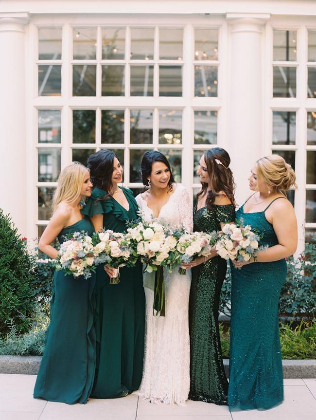 green emerald velvet dress Zapaka Women Grey Green Printed Flower Bridesmaid Dress with Slit Square Neck Chiffon Wedding Guest Dress, Dusty Sage / US20W