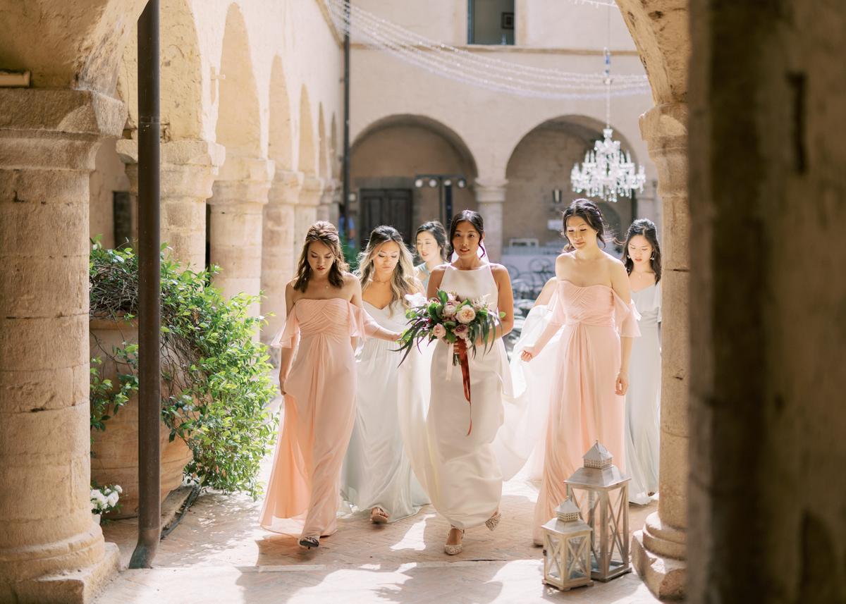 An Italian Destination Wedding in an 8th-Century Abbey Nestled in the  Umbrian Mountains