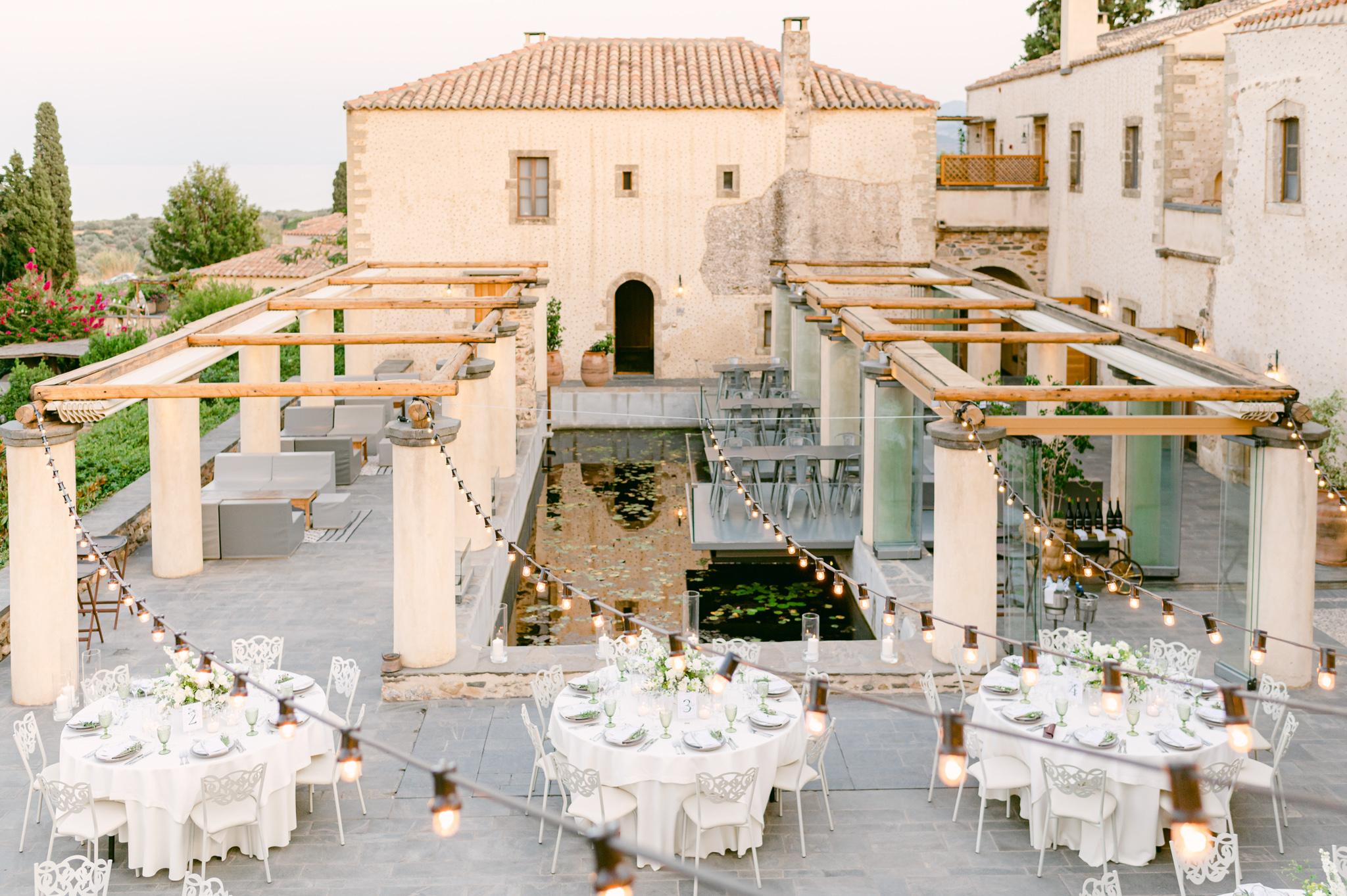 A Green And White Hued Wedding In Greece Filled With Gorgeous Details