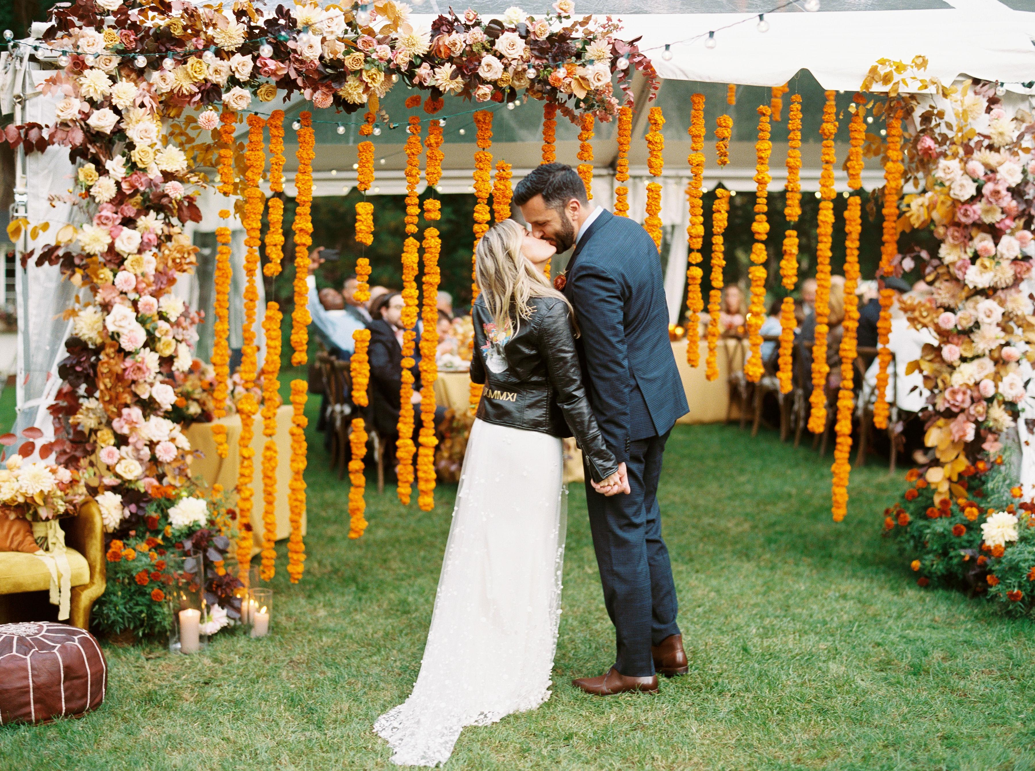 This Floral Designer Had The Boho Backyard Wedding Of Her Dreams
