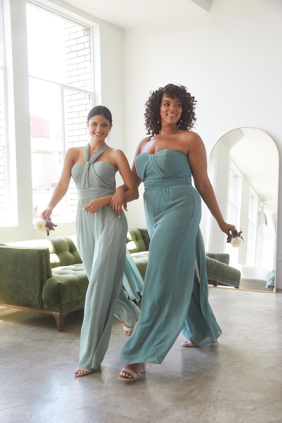 birdies bridesmaid dresses Rust Bridesmaid Dress Shiny Satin Size Medium