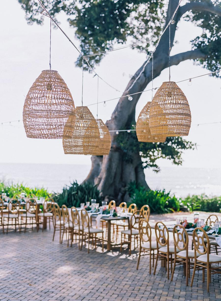 A Chic Tropical Wedding on Maui With Pops of Tangerine