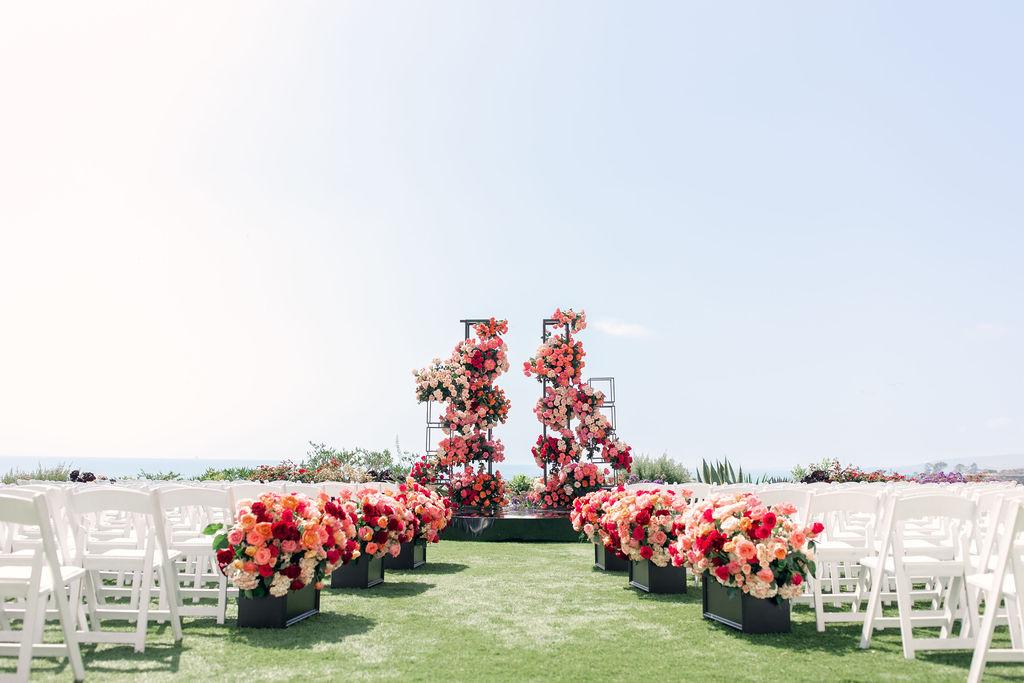 A Modern-Glam Fuchsia Infused Wedding