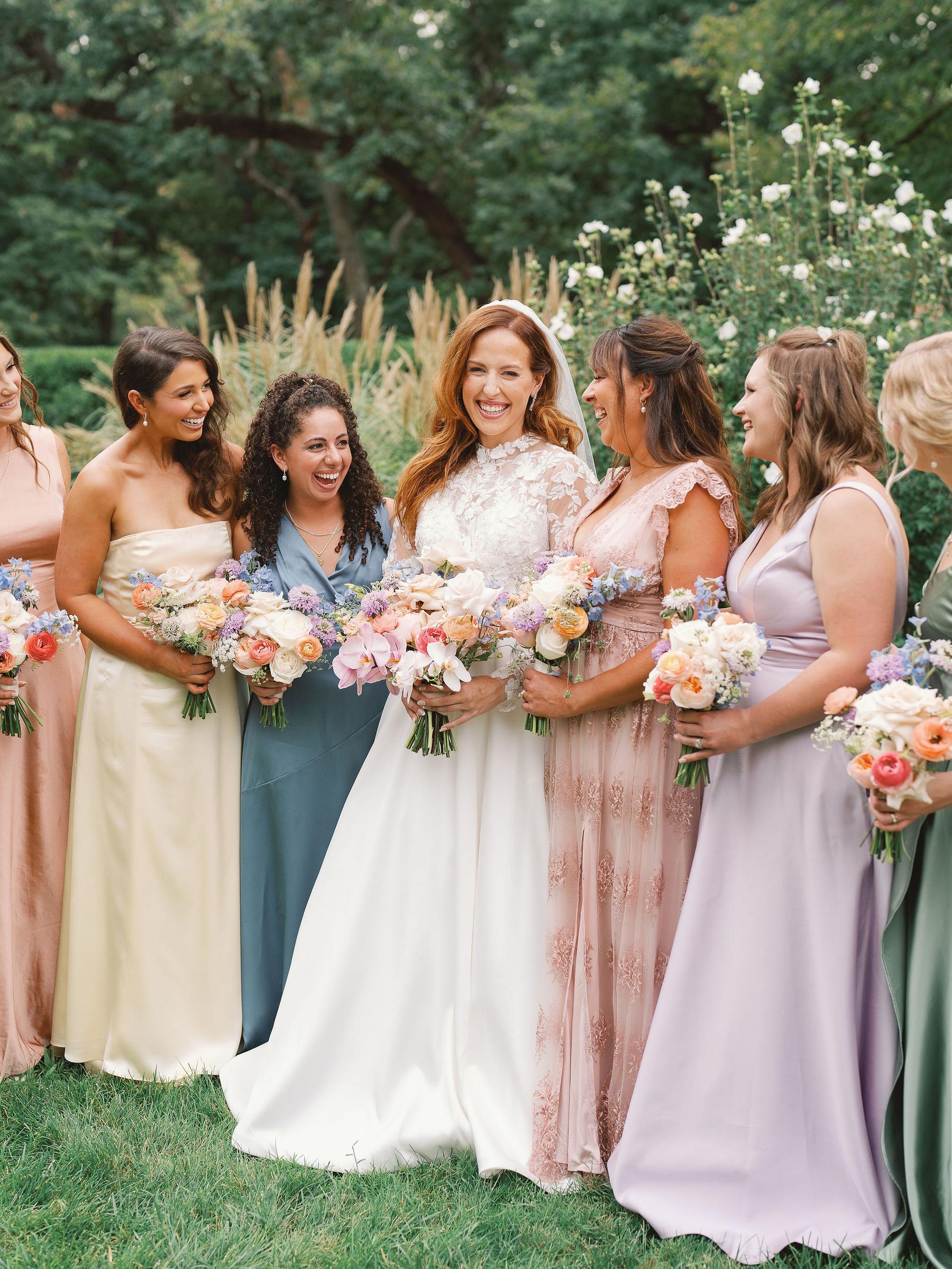 bridesmaid dresses salisbury Citrus-Inspired Summer Wedding in the Gardens of Mansion The Isabella offers both charcoal-grey Amarra 89094 | Chiffon Size:6-9 Months