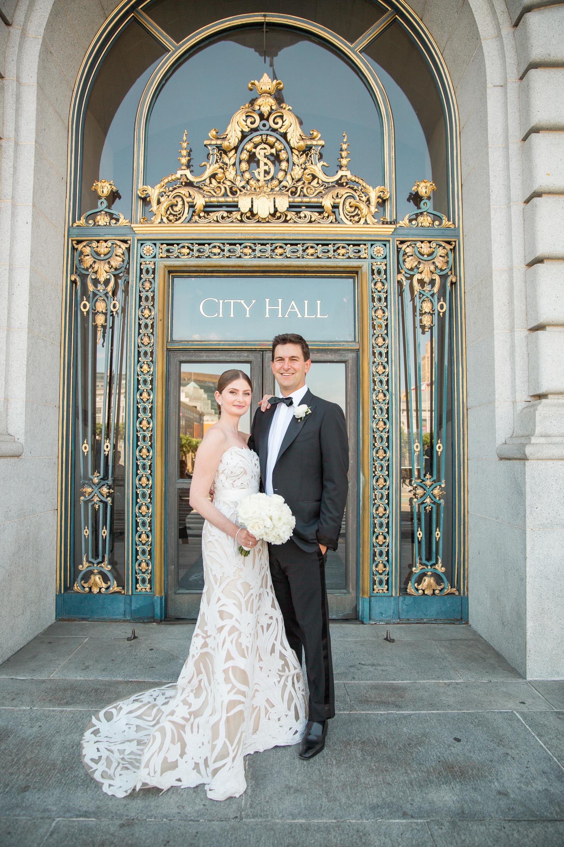 wedding dress for city hall wedding Courthouse, Civil Ceremony Little White  Jenny Yoo up back channels the romantic spirit of the dress while allowing for easy adjustments Why I Wore Only Sustainable