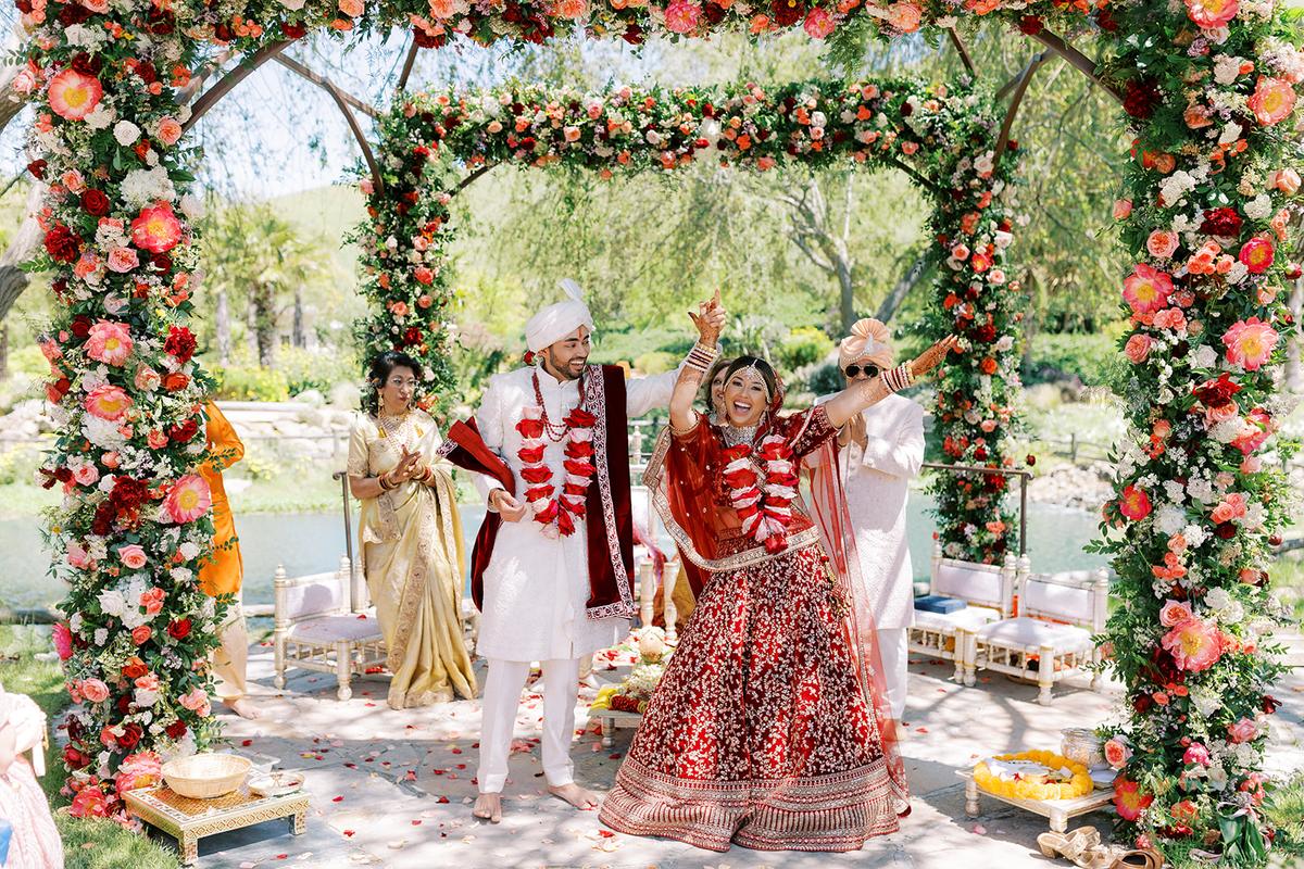 A Wedding Celebration of Cultures in Sun-Soaked California at Ruby Hill Winery