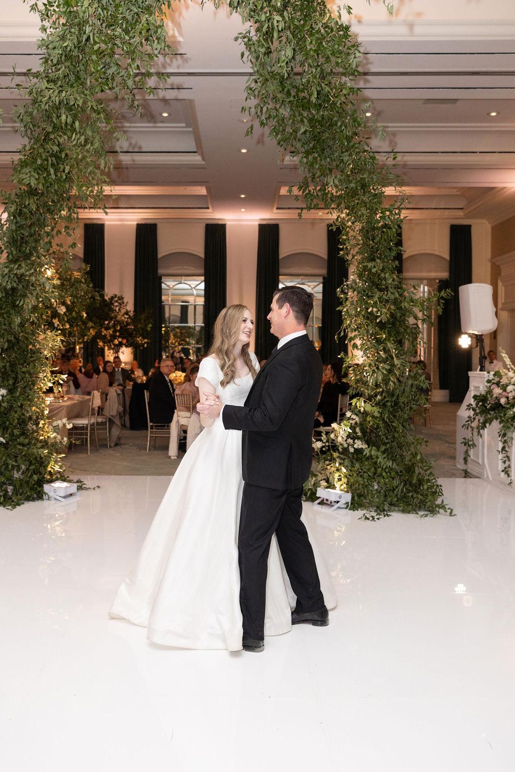 A Ballroom Transformed Into A Lush Garden Wedding At Ritz Carlton Of a-ballroom-transformed-into-a-lush-garden-wedding-at-ritz-carlton-of