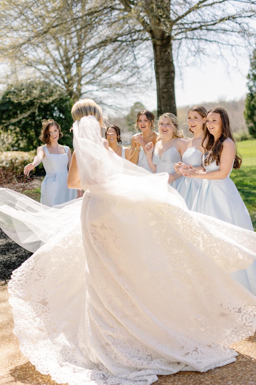 floor length navy bridesmaid dress Navy Sweetheart Neck Strapless Mermaid Horsehair Bridesmaid Dress