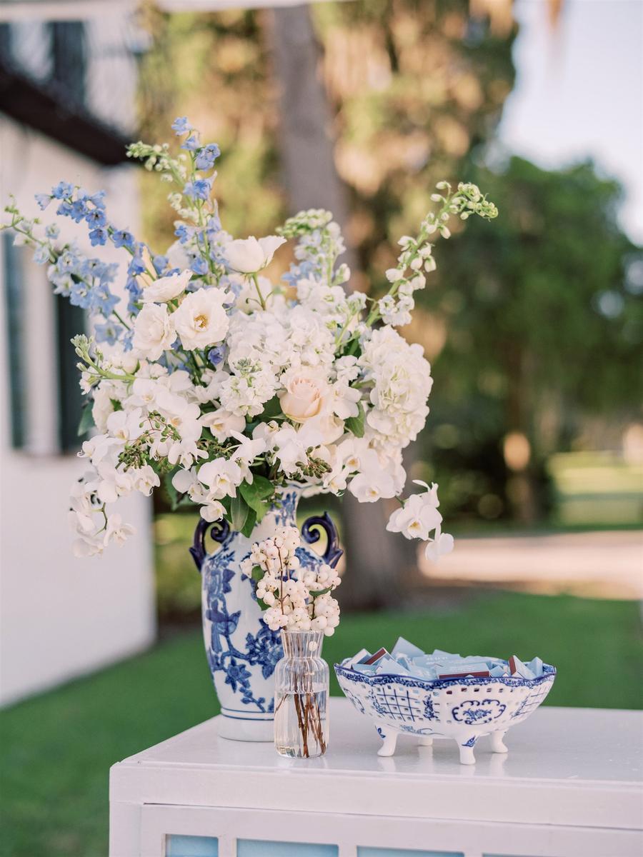 A Soft Coastal-Blue Wedding on Jekyll Island Embracing Understated