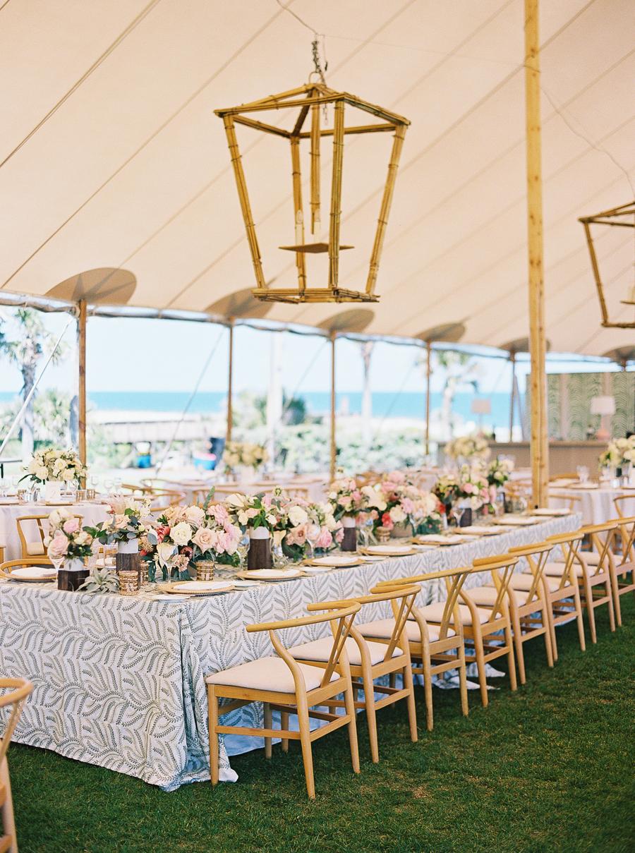 A Palm Springs Inspired Wedding on Amelia Island with Tropical Texture ...