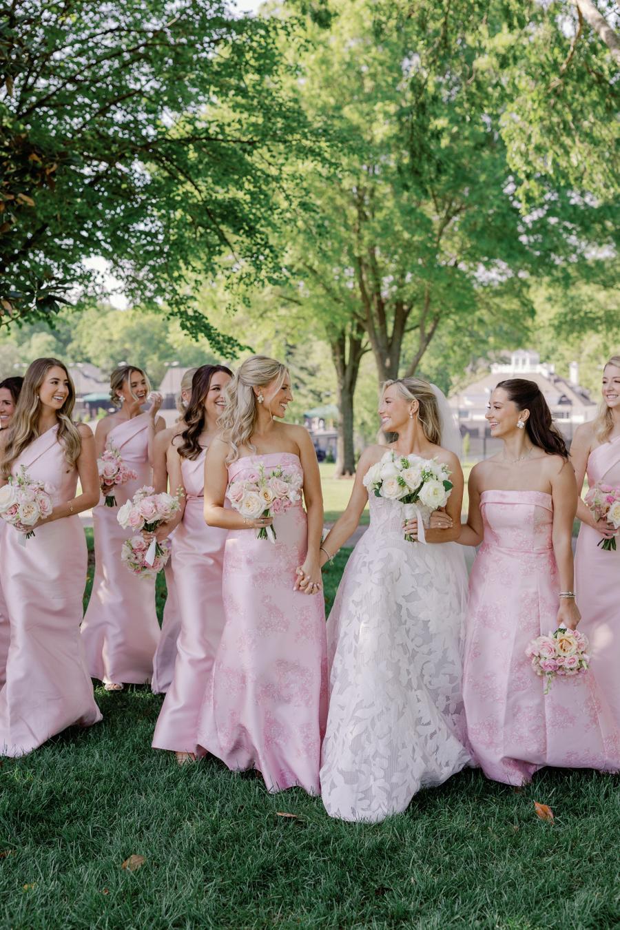 A Pink-Filled Celebration That Perfectly Captured a Joyful, Effortless  Bridal Spirit