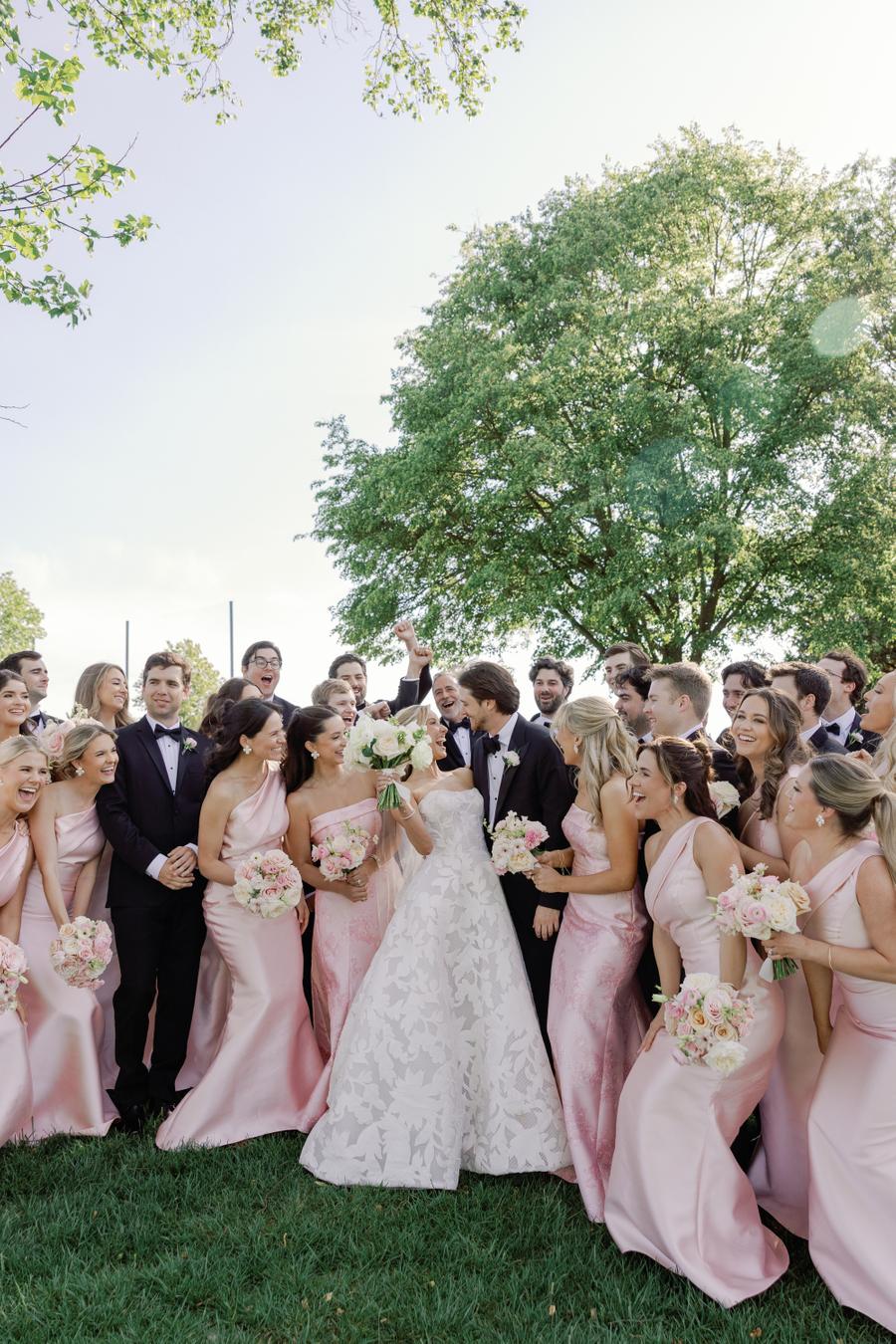 A Pink-Filled Celebration That Perfectly Captured a Joyful, Effortless  Bridal Spirit
