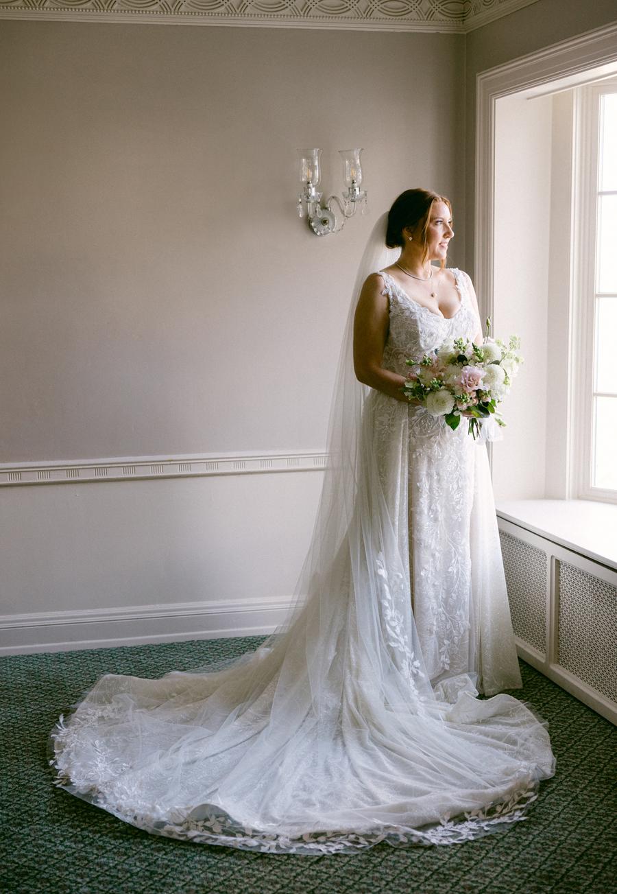 A Moody Garden Party Transformed into an Enchanting Black-Tie Affair