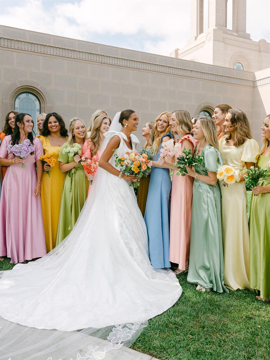 A Farm Rio-Inspired Wedding in a Kaleidoscope of Citrus and Fuchsia