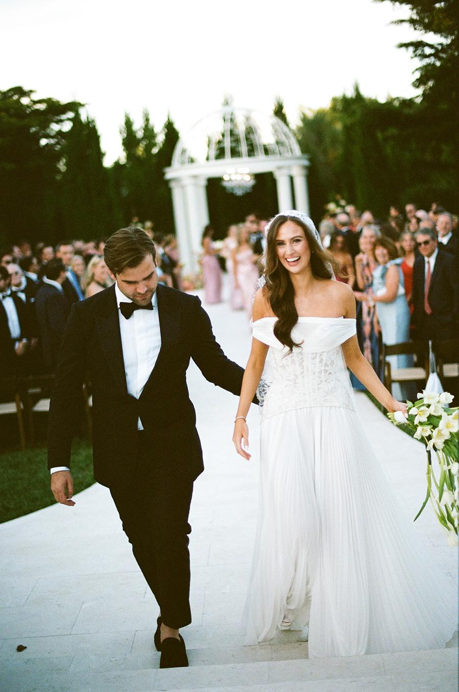 A Romantic European Garden Wedding with Soft Neutrals, Blush Accents ...