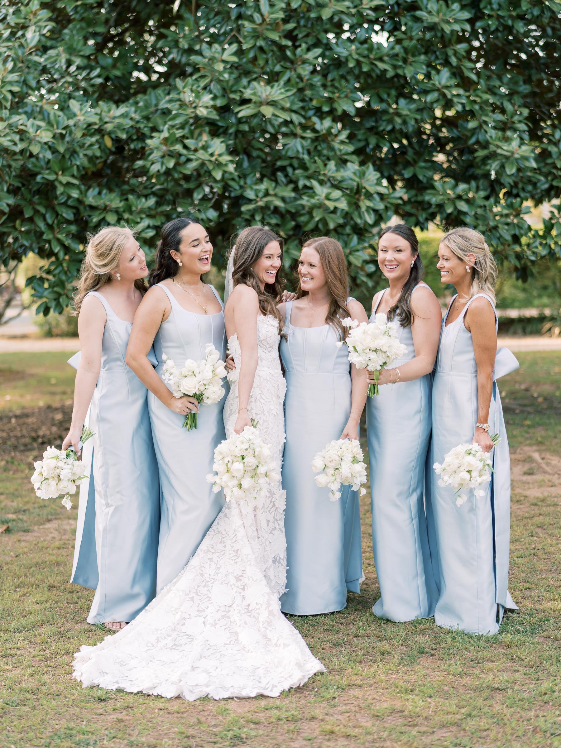 A Timeless Southern Wedding in Ivory, Champagne, and Dusty Blue at Naylor Hall