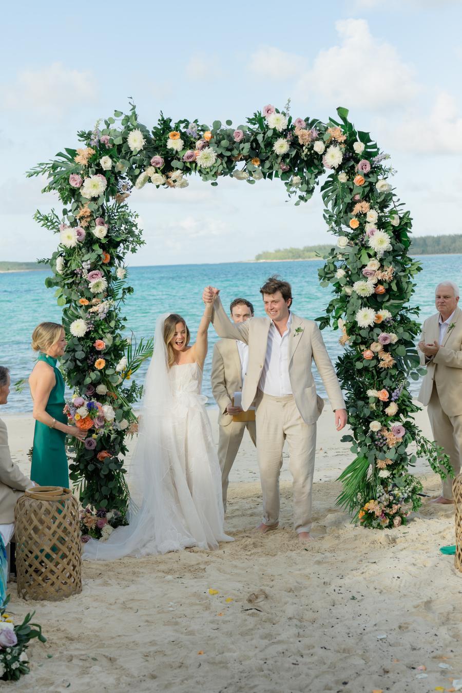 tropical beach wedding dresses outfit | for wedding this dress is perfect for beach or outdoor weddings 5 Best Beach Wedding Dresses
