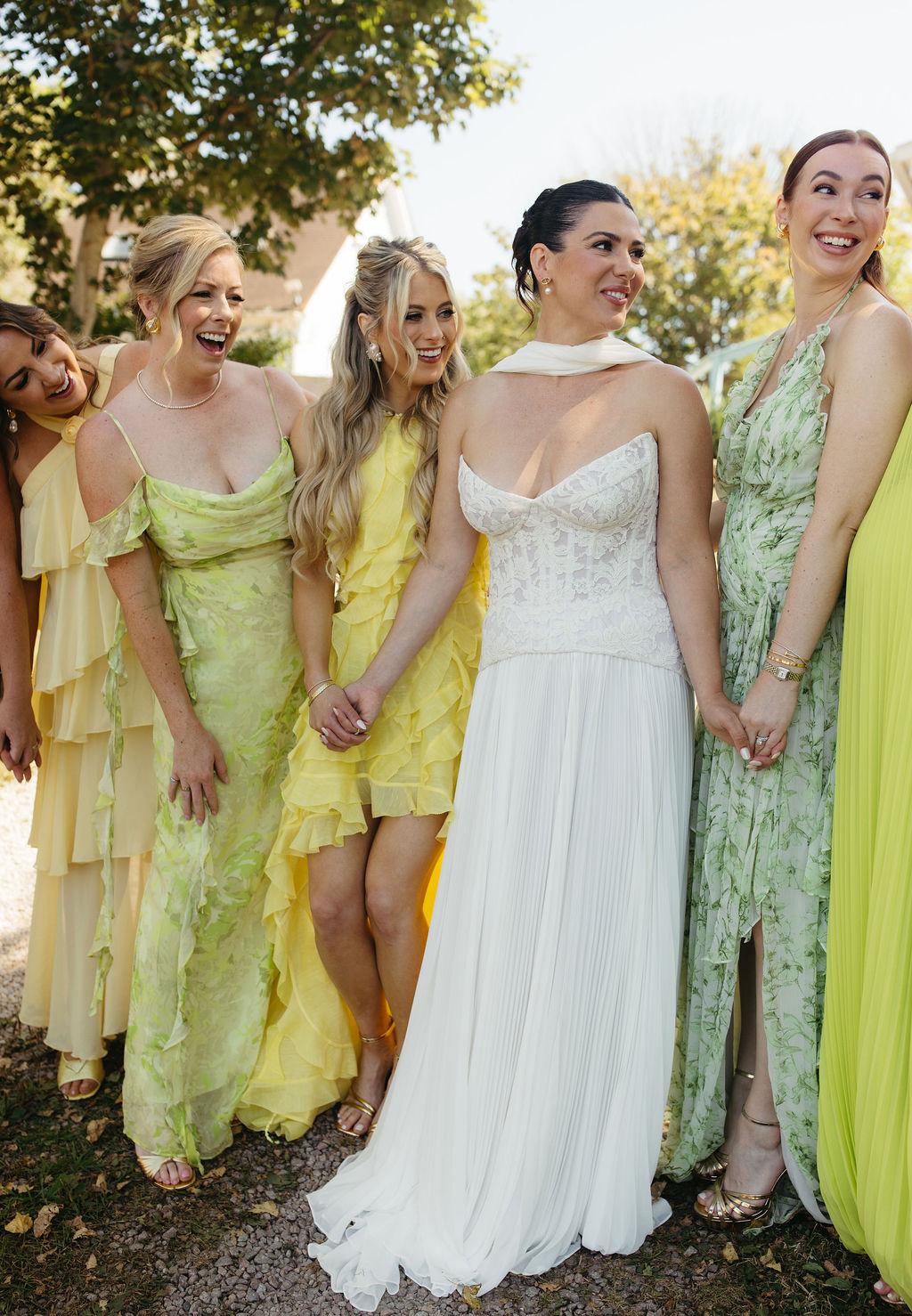 mediterranean bridesmaid dresses A Block Island Wedding That Balanced Coastal Ease with Sophistication Size:10-12 years