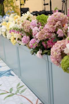 A Romantic Blue and Butter Yellow Garden Wedding at The Baumberhof