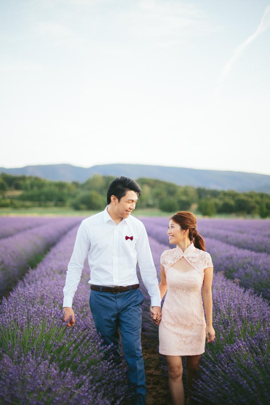 Provence Lavender Field Engagement
