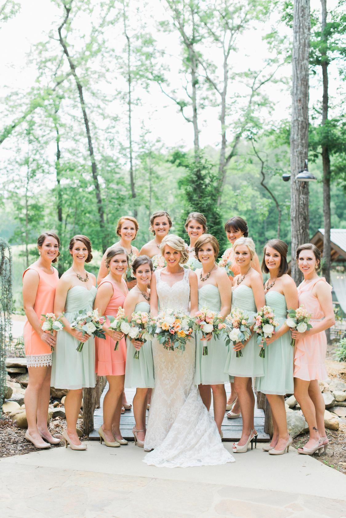size chart for bill levkoff bridesmaid dresses Mismatched Dusty Green A-line Long Cheap Wedding Party Bridesmaid Dres –  mybestbridal