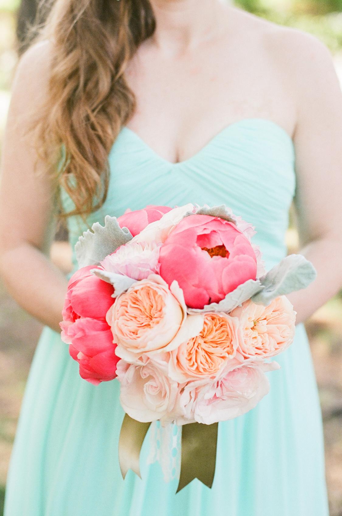 Nautical Coral + Mint Cape Cod Wedding