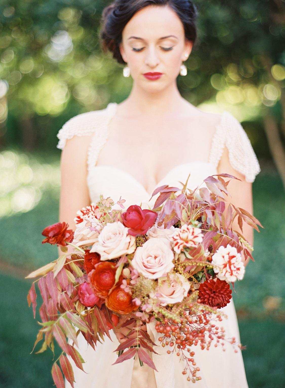 Merlot, Blush & Gold Wedding Inspiration