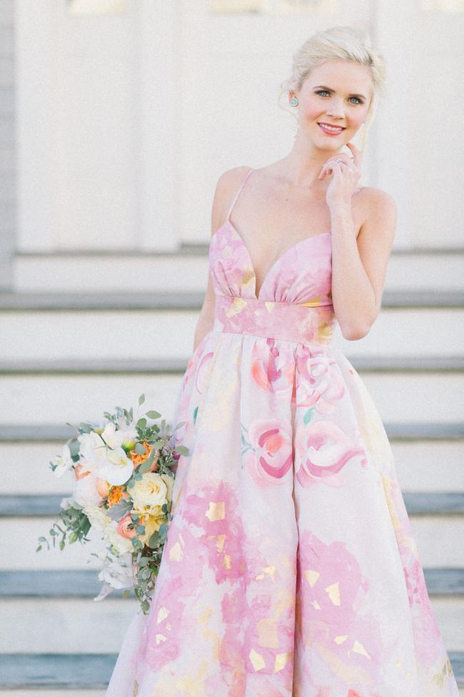 7 Watercolor Wedding Dresses that Wow