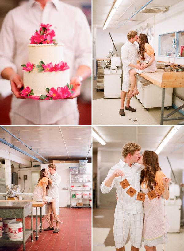 Bakery Engagement Session by Elizabeth Messina + Giveaway