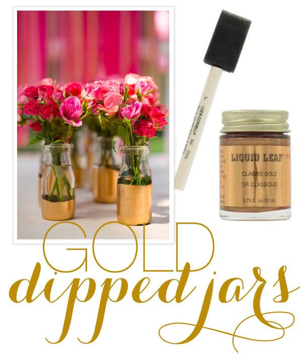 SMP at Home: DIY Gold Painted Vases