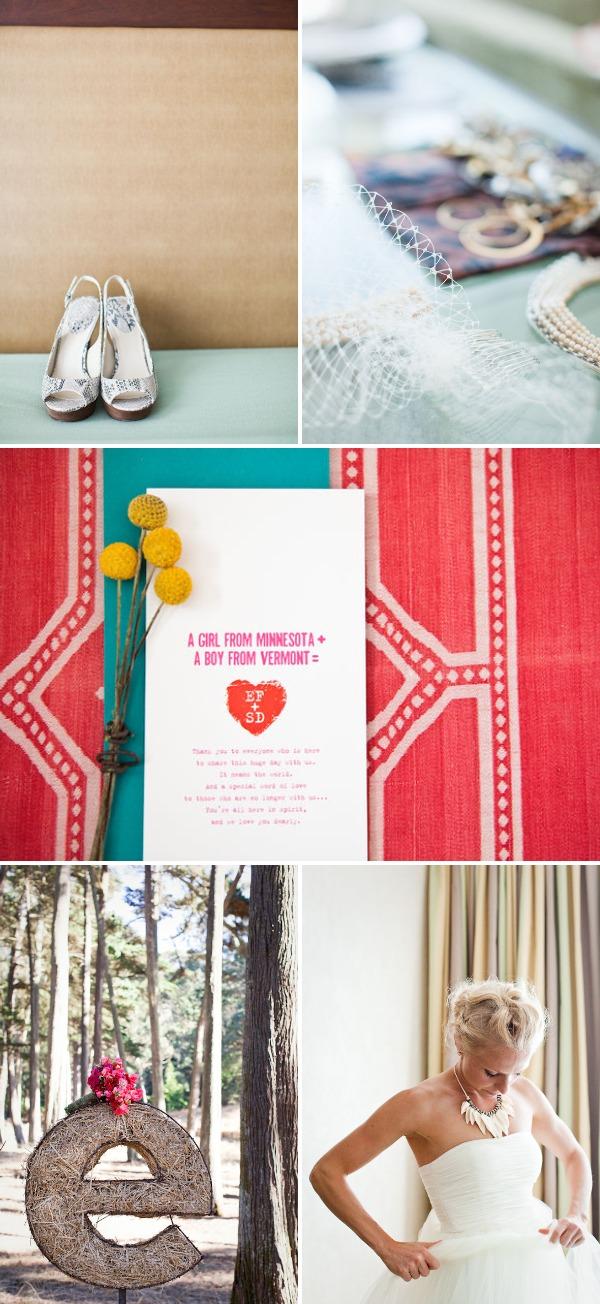 Colorful California Wedding by Kate Webber Photography