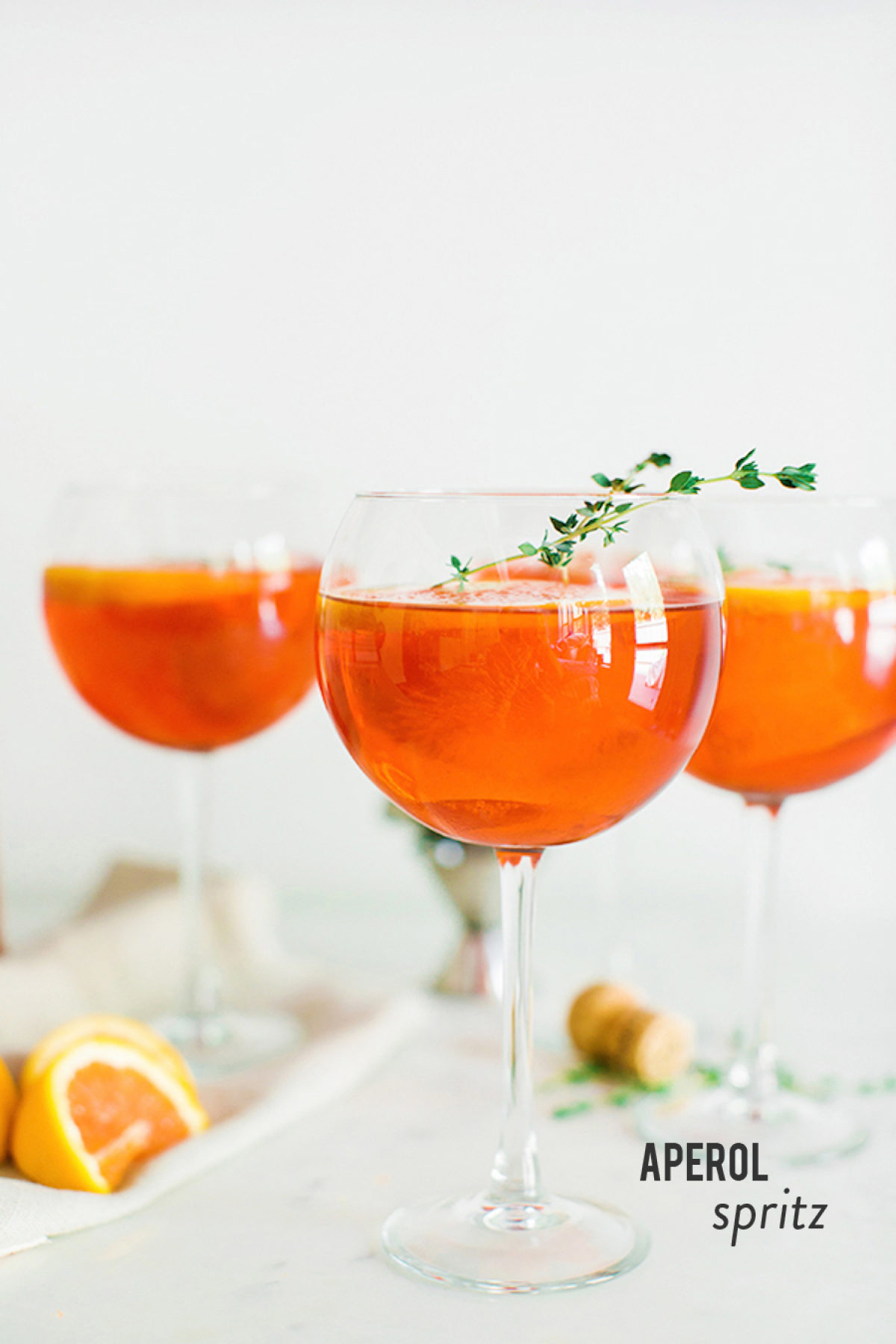 A Refreshing Aperol Spritz to Say So Long to Summer
