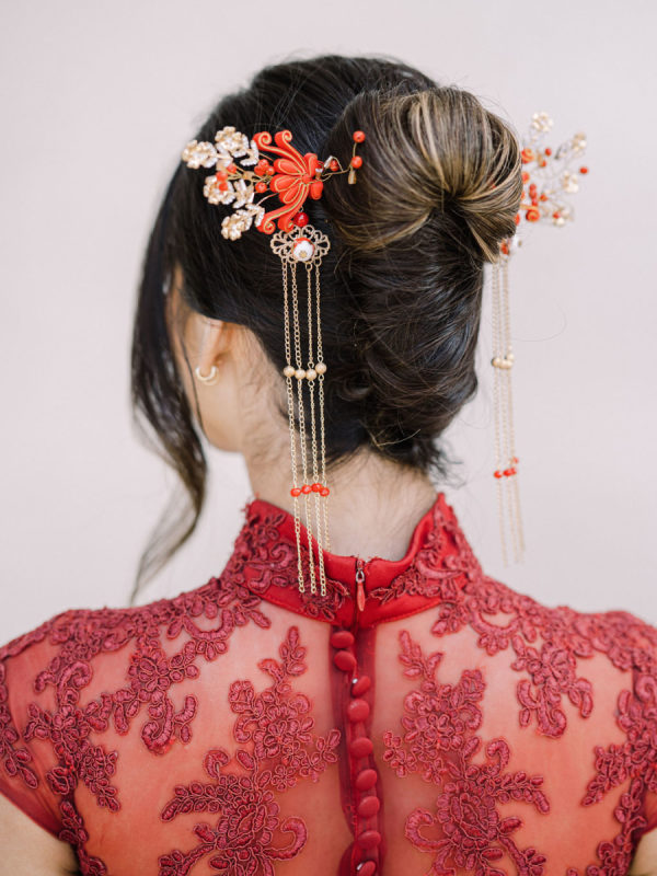 Classical Chinese Bridal Headpieces / Head Flower / Wedding Hair  Accessories / Wedding Jewelry / Kimono Headdress