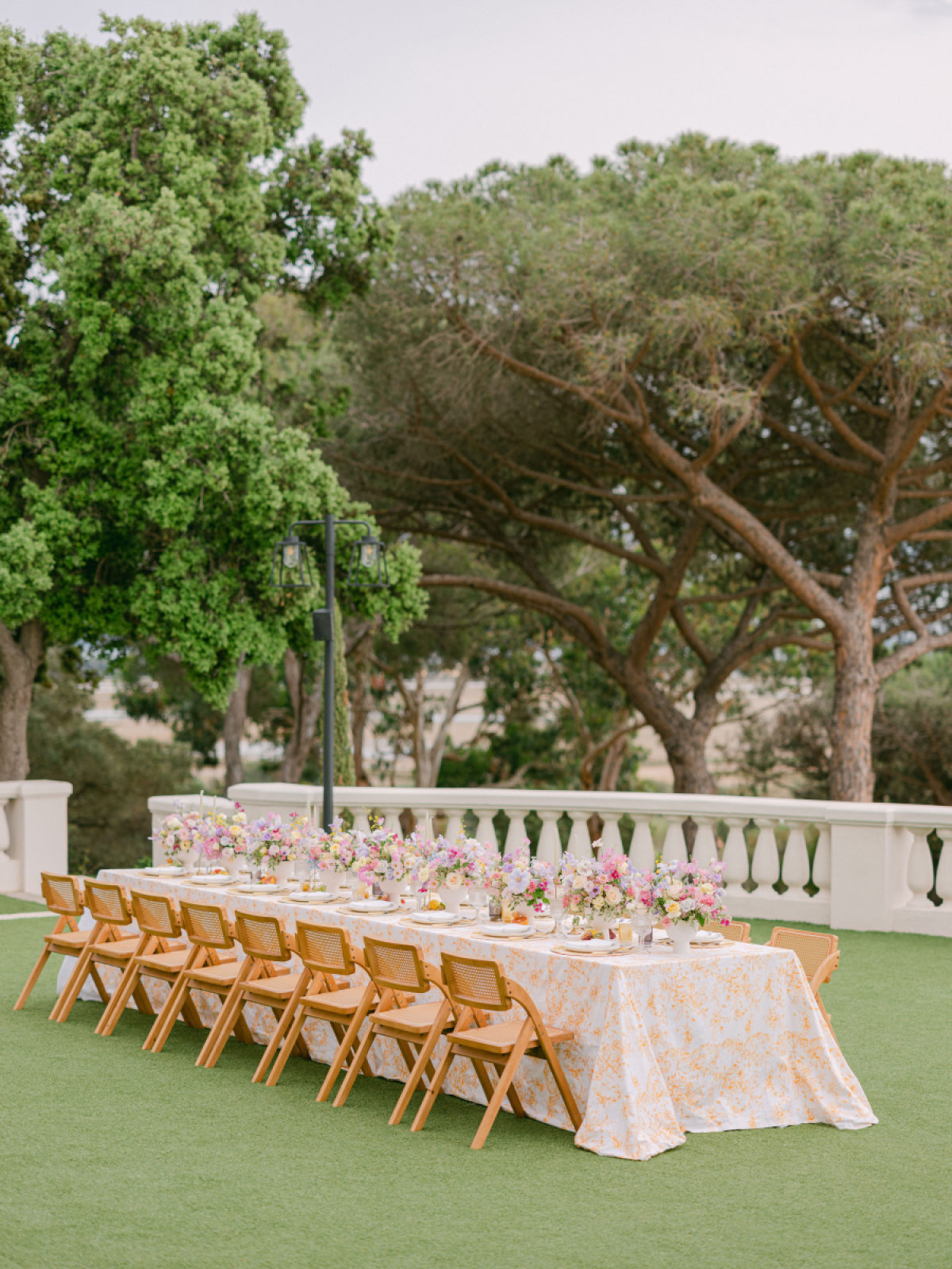 Modern Wedding Inspiration at Castel Bay Beaming in Color!
