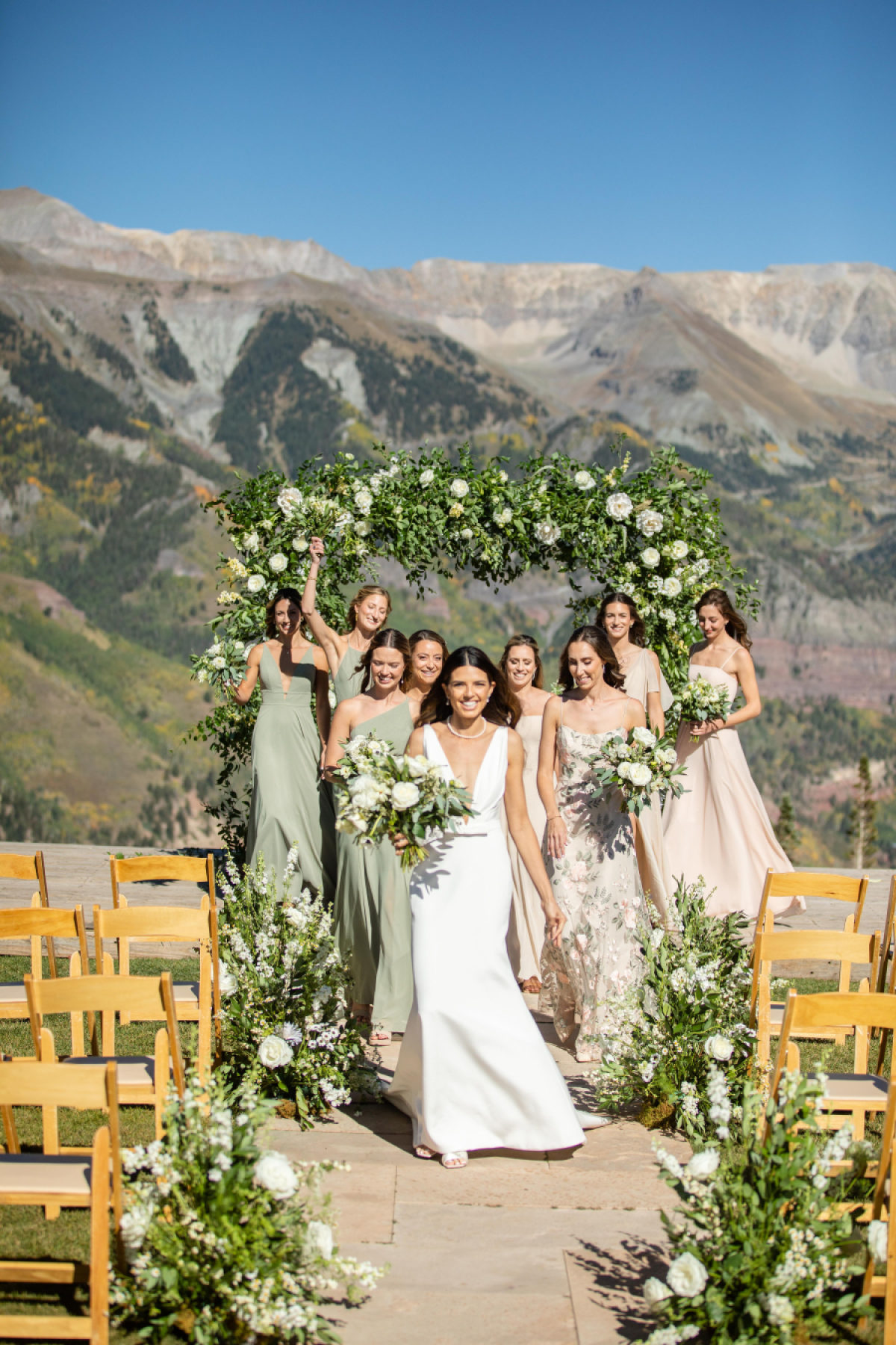 Wedding Dress Jessica Wright Blue Lace Dress An Organic Telluride Love  Story With Breathtaking Views At