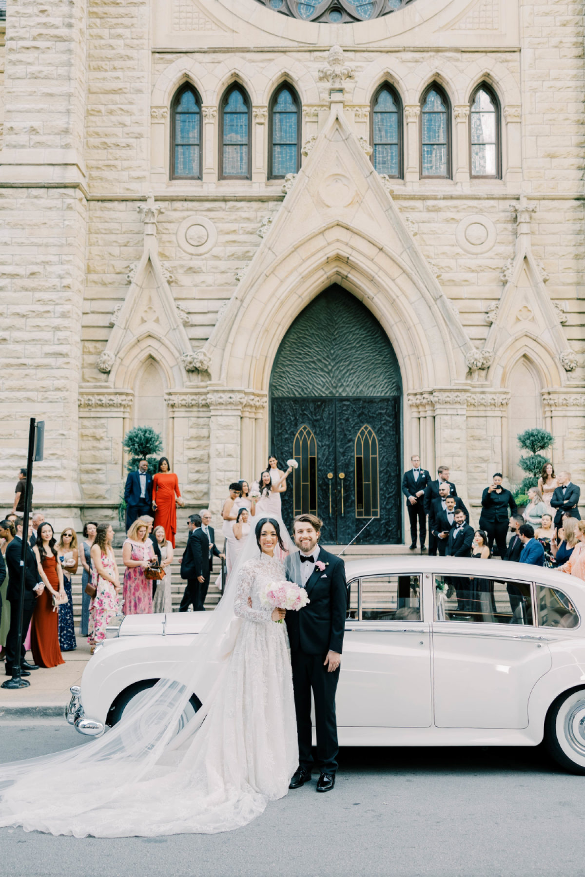 Maximalist Swan Lake Fairytale Wedding at University Club of Chicago