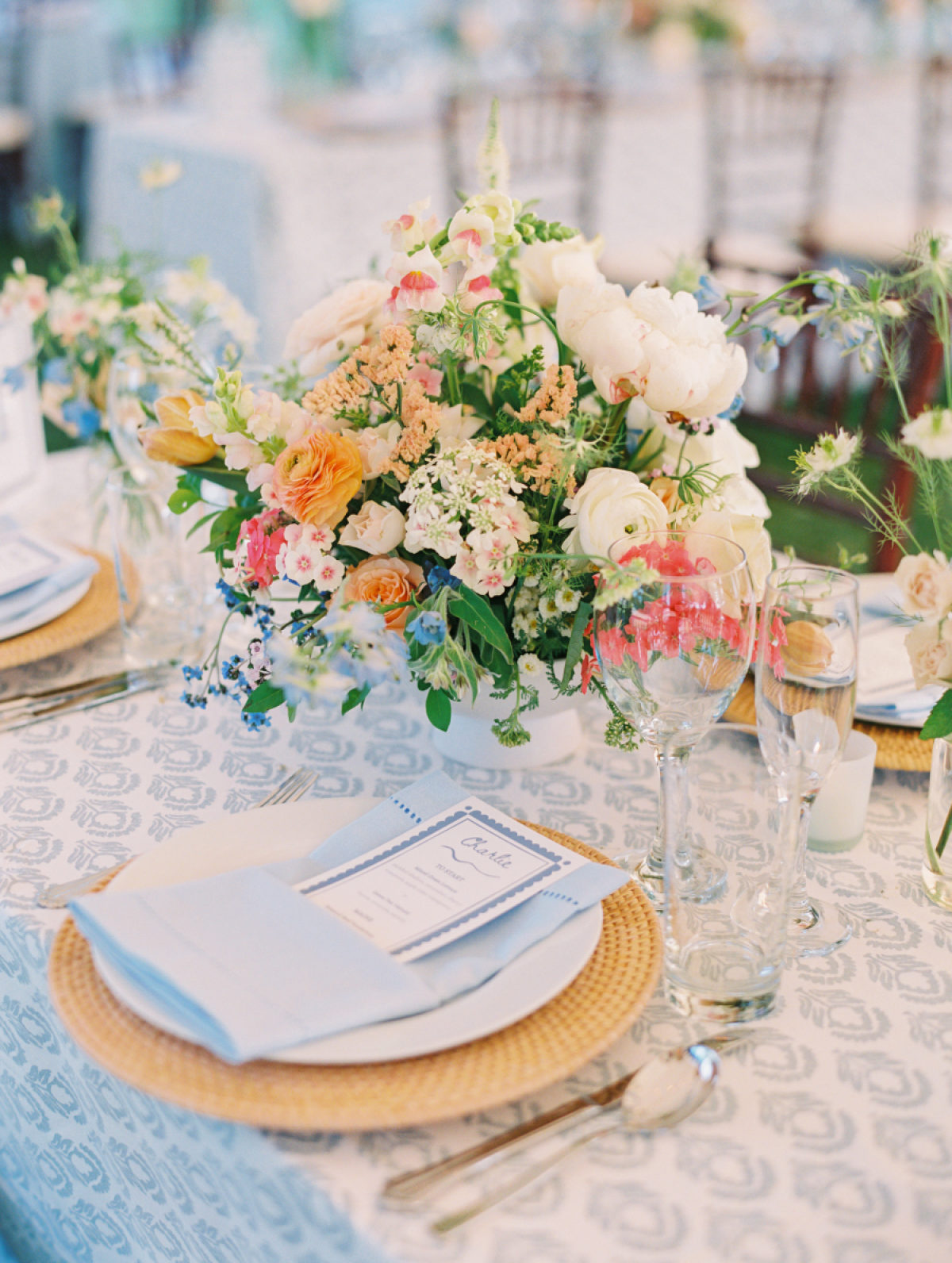 French Blue Summer Wedding at Goodstone Inn