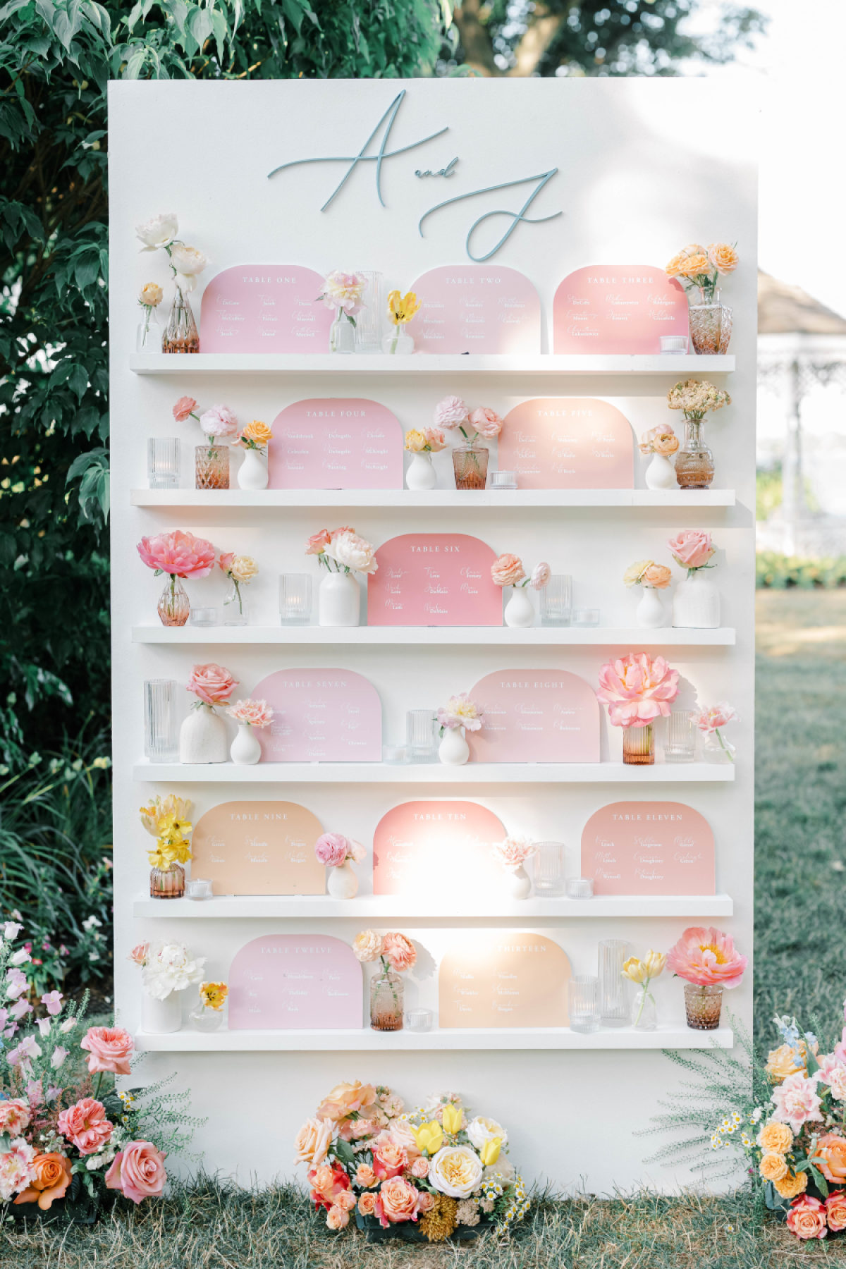 Vibrant Garden Party Wedding at Glen Foerd Mansion Complete With a Surprise Strawberry Moon